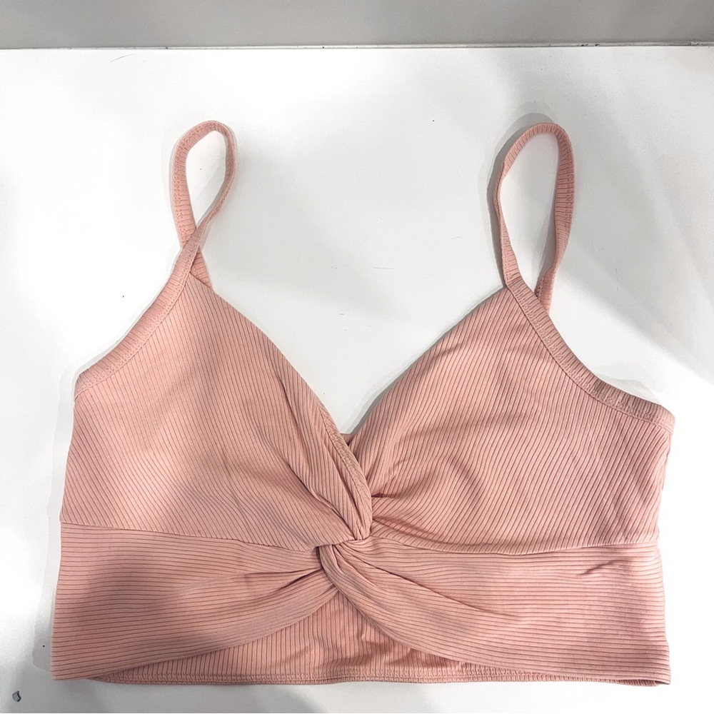 Wilfred ribbed bralette peach/pink size L